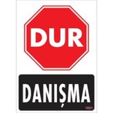 Pvc Levha Quot;Dur Danışmaquot; 25*35 Cm