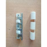 Pvc-Pen Çelik Kapı Menteşesi Beyaz- ( 4 Adet)