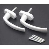 Pvc Pimapen Kapı Pencere Kolu 1 Çift - Beyaz
