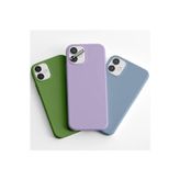 Q Aksesuar İphone 8 Plus Uyumlu 3'Lü Set Basic Telefon Kılıfı Fıstık Yeşil-Lila-Bebe Mavi