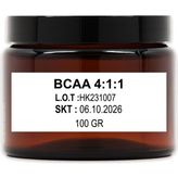 Q-fit BCAA 4:1:1 – 100 gr Saf Hammadde