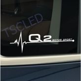 Q2 Kelebek Cam Audi Oto Araba Sticker
