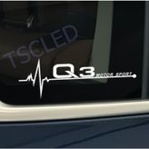 Q3 Kelebek Cam Audi Oto Araba Sticker