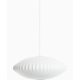 qdec Japon İpek Avize Elips 40 cm - Beyaz