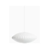Qdec Japon Ipek Avize Elips 60 cm - Beyaz