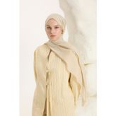 Qef Daily Cotton Şal Bej