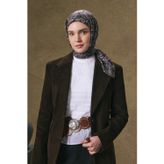 Qef Pamuk Eşarp Timeless Siyah