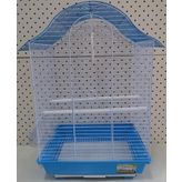 Qh 1218a Kuş Kafesi 34,5x28x54,5 Mavi Kanarya Muhabbet Kuşu İçin
