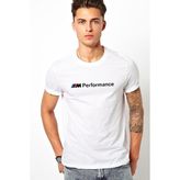 Qivi Araba M Power Baskılı Beyaz Erkek Örme Tshirt