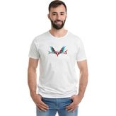 Qivi Devil May Cry 5 Logo Baskılı Beyaz Erkek Örme T-shirt