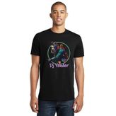 Qivi DJ Yonder Baskılı Siyah Erkek Örme T-shirt