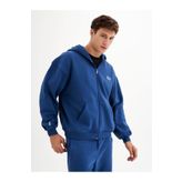 qlu Infinity Collection Unisex Lacivert Oversize Hırka