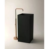 Quadra Mat Siyah Monoblok Lavabo