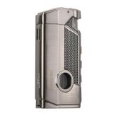 Quantoro 3 Torch Pürmüz Gümüş Metal Puro Çakmağı