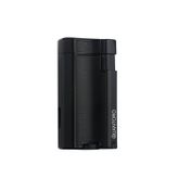 Quantoro Çift Torch Pürmüz Siyah Metal Puro Çakmağı