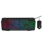 Quantum Dual Strike RGB Kablolu Siyah Gaming Klavye Mouse Seti