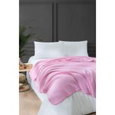 Quattro Home Bloom Polar Battaniye - Pembe