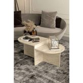 Quattro Home Kademeli Oval Orta Sehpa