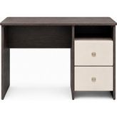 Quattro Home Mono Çalışma Masası - Koyu Ahşap - Krem - Belirtilmedi