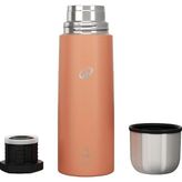 Quechua Outdoor Paslanmaz Çelik Termos, 0,4 L, Soft Turuncu