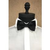 Quesste Accessory Erkek Siyah Armürlü Papyon