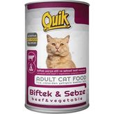 Quik 415 gr Biftek Ve Sebzeli Kedi Konservesi