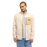 Quiksilver CLEAN COAST FZ Bej Dik Yaka Regular Fit Erkek Polar Sweatshırt