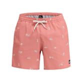 Quiksilver Deniz Şortu Stretch Printed Volley 16", L, EQYJV04217, Desert Sand, Erkek