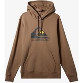Quiksilver EQYFT04450-112 Kahverengi Big Logo Hood Erkek Sweatshirt