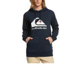 Quiksilver EQYFT04450-BYJ0 Lacivert Big Logo Erkek Kapüşonlu Sweatshirt