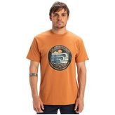 Quiksilver EV THREE SEAS SS Bakır Rengi Erkek Kısa Kol Gömlek - Kahverengi