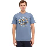Quiksilver Evo Bubble Wrapped Ss Lacivert Erkek Kısa Kol Gömlek - XL