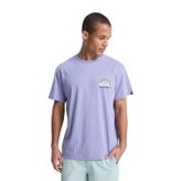 Quiksilver Hellbender Erkek Mor Tişört