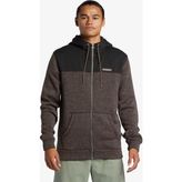 Quiksilver Kahve Erkek Kapüşon Regular Fit Sweatshirt AQYFT03339KELLER BLOCK ZIP