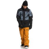 Quiksilver Mission Printed Block Erkek Kayak Montu