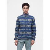 Quiksilver NO DESTINATION FZ Çok Renkli Dik Yaka Regular Fit Erkek Polar Sweatshırt