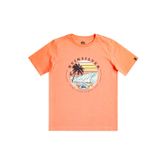 Quiksilver Qssurfclub B Çocuk Kısa Kollu T-Shirt Turuncu S/10 Mercan
