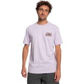 Quiksilver Retrofade Erkek Mor Tişört