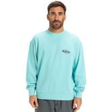 Quiksilver Spin Cycle Crew Erkek Sweatshirt - Mavi
