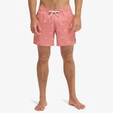 QuiksiStretch Printed Erkek Pembe Deniz Şortu