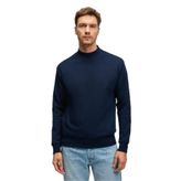 QUILLA Erkek Yarım Balıkçı Basic Lacivert Sweatshirt