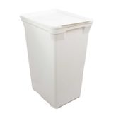Qutu Trashbin Beyaz 40 L Plastik Çöp Kovası