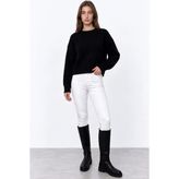 Quzu 27KTRK02989 Triko Bluz Siyah