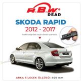 R.B.W Skoda Rapid 2012-2017 Arka Silecek