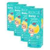 R.O.C.S. Baby 0-3 Yaş Muz Püresi Tadında 4x45 gr Bebek Diş Macunu