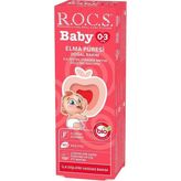 R.O.C.S. Baby 45 gr 0-3 Yaş Elma Püresi Tadında Florürsüz Bebek Diş Macunu