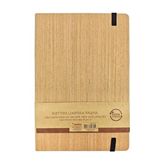 Rafta 14X21 cm Boyutunda Spiralli Bambu Kapak Defter - 0