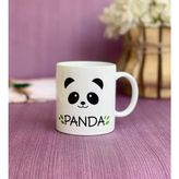 Rafta Giftmoda Panda Tasarımlı Kupa - 00-Siyah - Beyaz