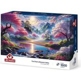 Rafta Kiraz Çiçeği Vadisi 1500 Parça Puzzle
