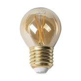 Rafta Küçük Rustik Ampul, 4 Watt E27 Amber Renk